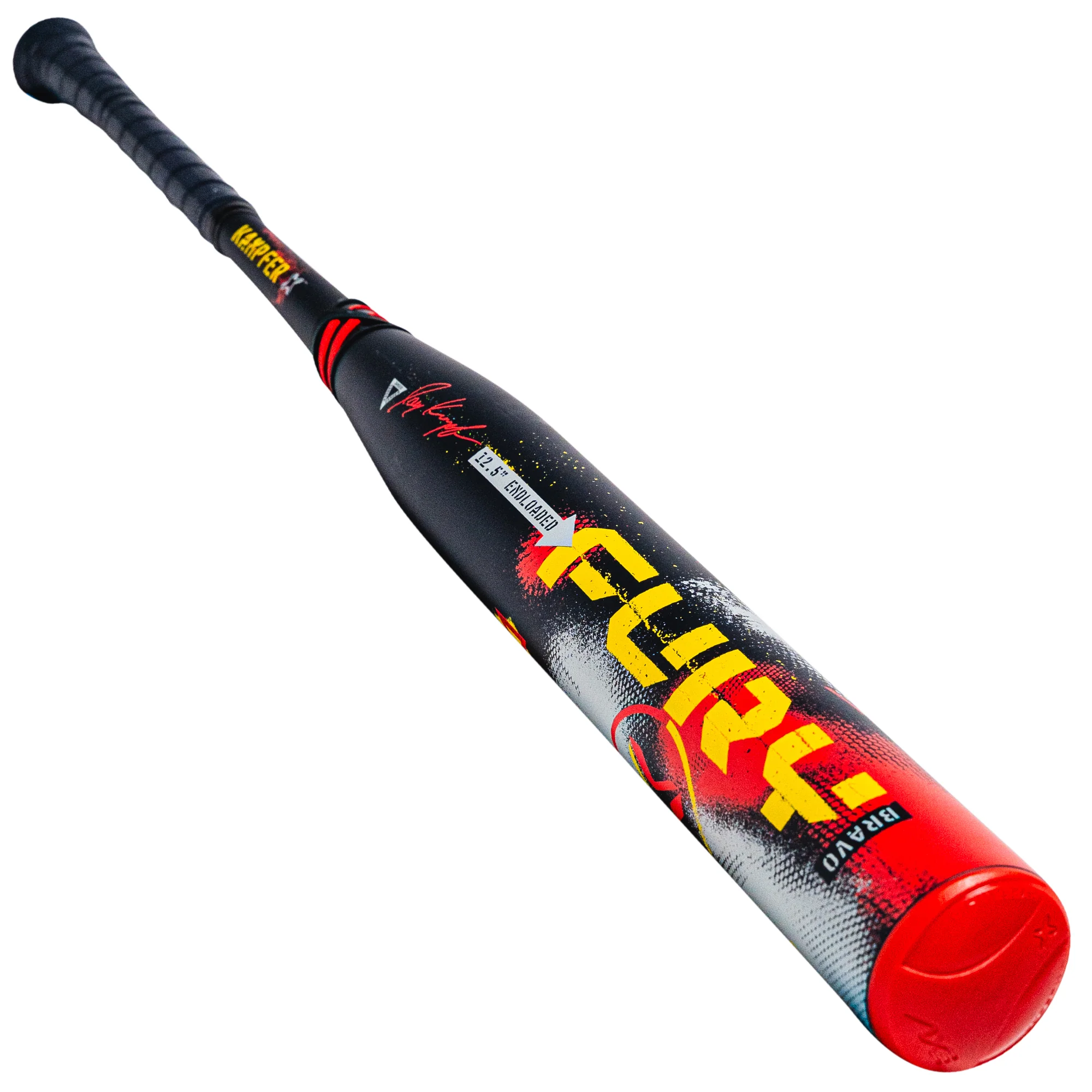 Axe Fury Bravo USSSA Slowpitch Bat | Joey Kampfer Player Edition | 12 ½” Barrel | 1 oz. Endloaded | Flared Handle | - Image 10