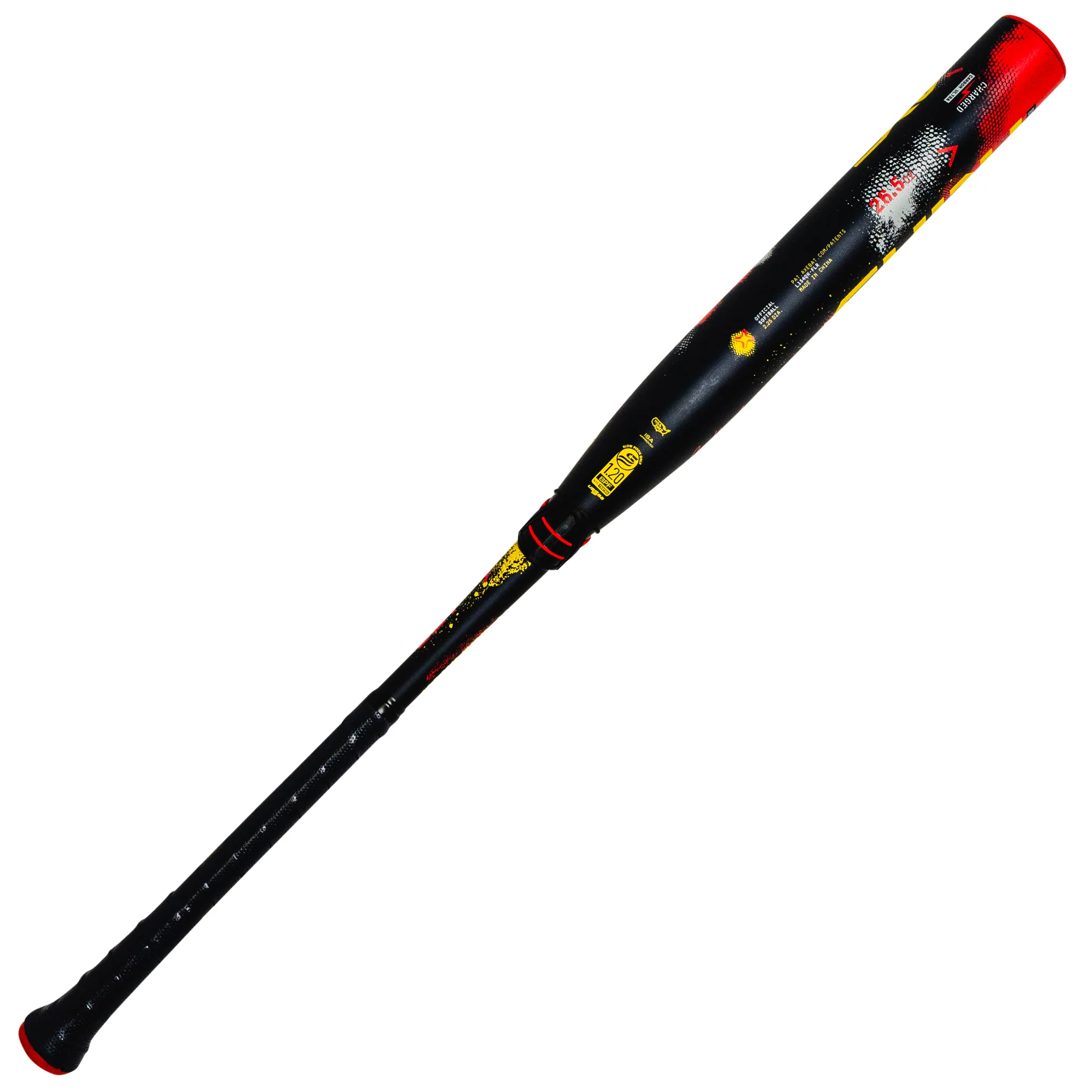 Axe Fury Bravo USSSA Slowpitch Bat | Joey Kampfer Player Edition | 12 ½” Barrel | 1 oz. Endloaded | Flared Handle | - Image 4